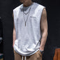 Bamboo Cotton Sleeveless Vest Men Summer Loose Fit