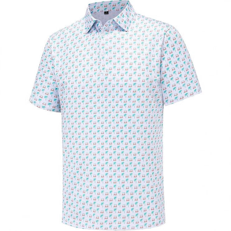 Digital printed Polo shirt