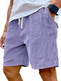 Mens Retro Corduroy Casual Shorts