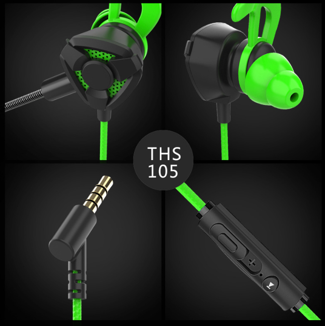 Wired In-Ear Gaming Headphones with Microphone