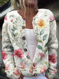 3D Digital Print Cardigan Sweatshirt Jacket
