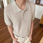 Mens Breathable Slim Fit Polo Shirt