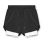 Men's Quick-Dry Fitness Shorts Double-Layer Athletic Design