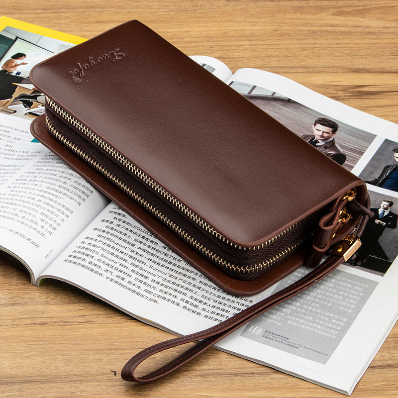 Genuine Leather Men's Clutch Bag