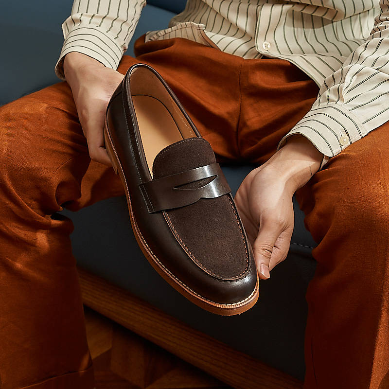 Mens Leather Loafers
