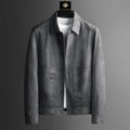 Mens Lapel Collar Wool Blend Jacket