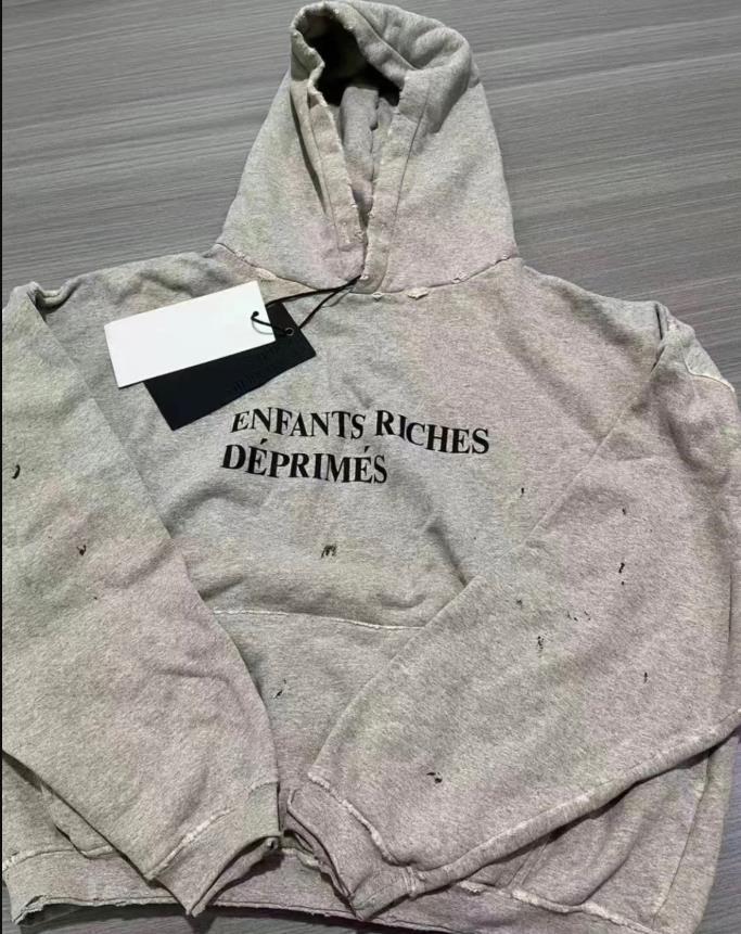 Slogan Print Hooded Sweatshirt