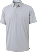 Mens Quick Dry Polo Shirt Short Sleeve Casual