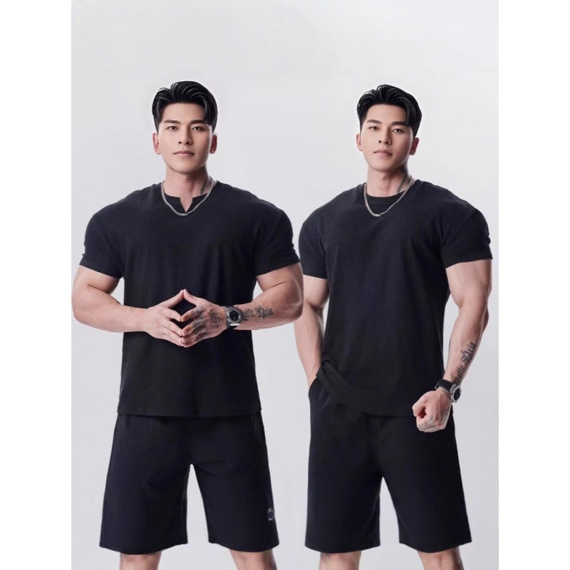 Mens Sport Casual Short Sleeve T-Shirt