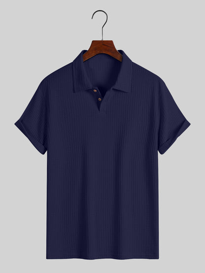 Knitted polo fir