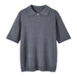 Mens Knitted Polo Shirt