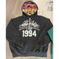 Pullover with jacquard pattern in English