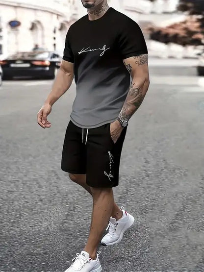 Casual sport short-sleeve T-shirt