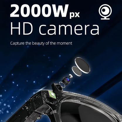 E02 Smart Glasses with Camera AI Translation Bluetooth