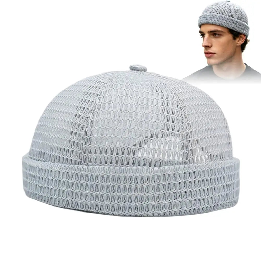 Summer Mesh Melon Skin Beanies