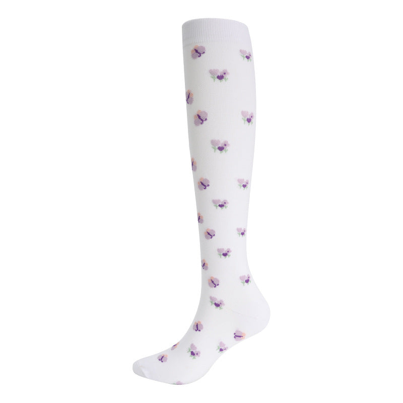 Nylon Compression Socks for Running Cycling Yoga