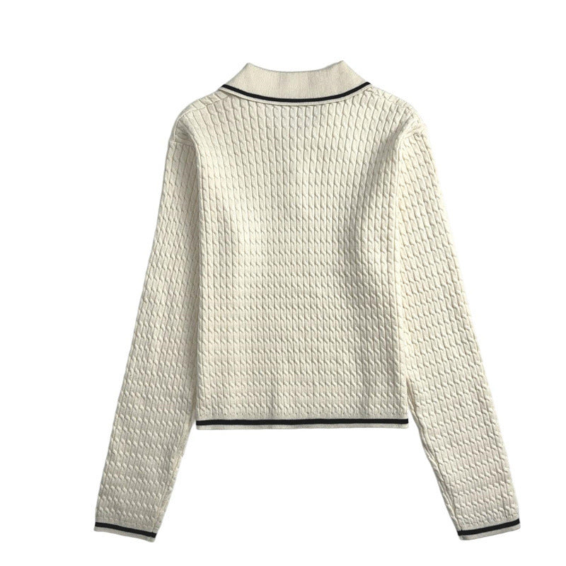Womens Round Neck Pullover Sweater