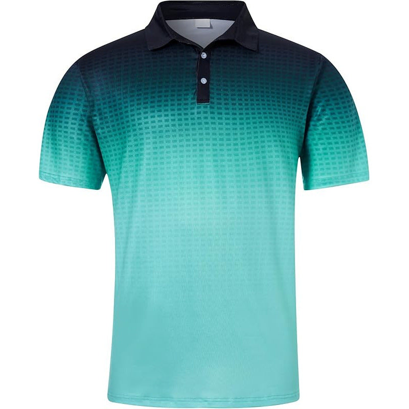 Classic Floral Print Mens Polo Shirt