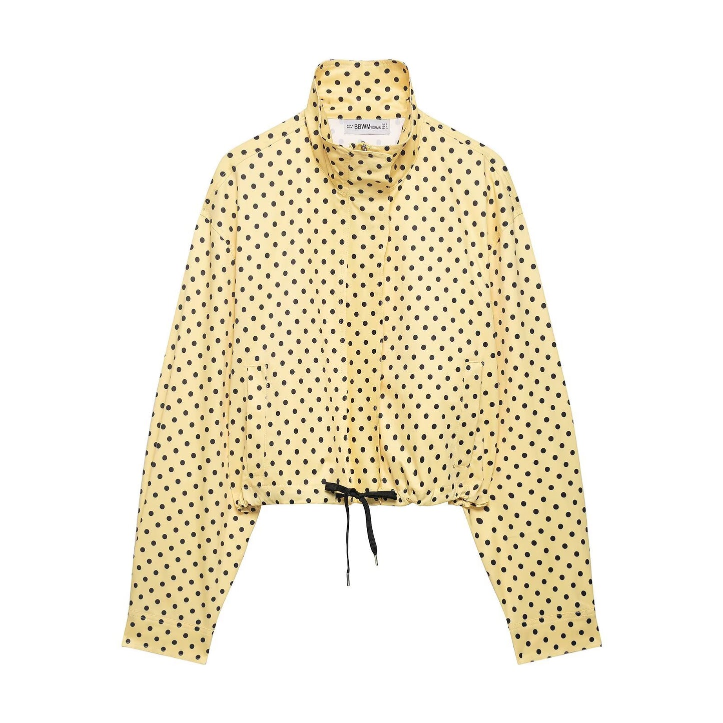Polka Dot Drawstring Jacket and Pants