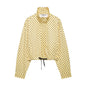 Polka Dot Drawstring Jacket and Pants