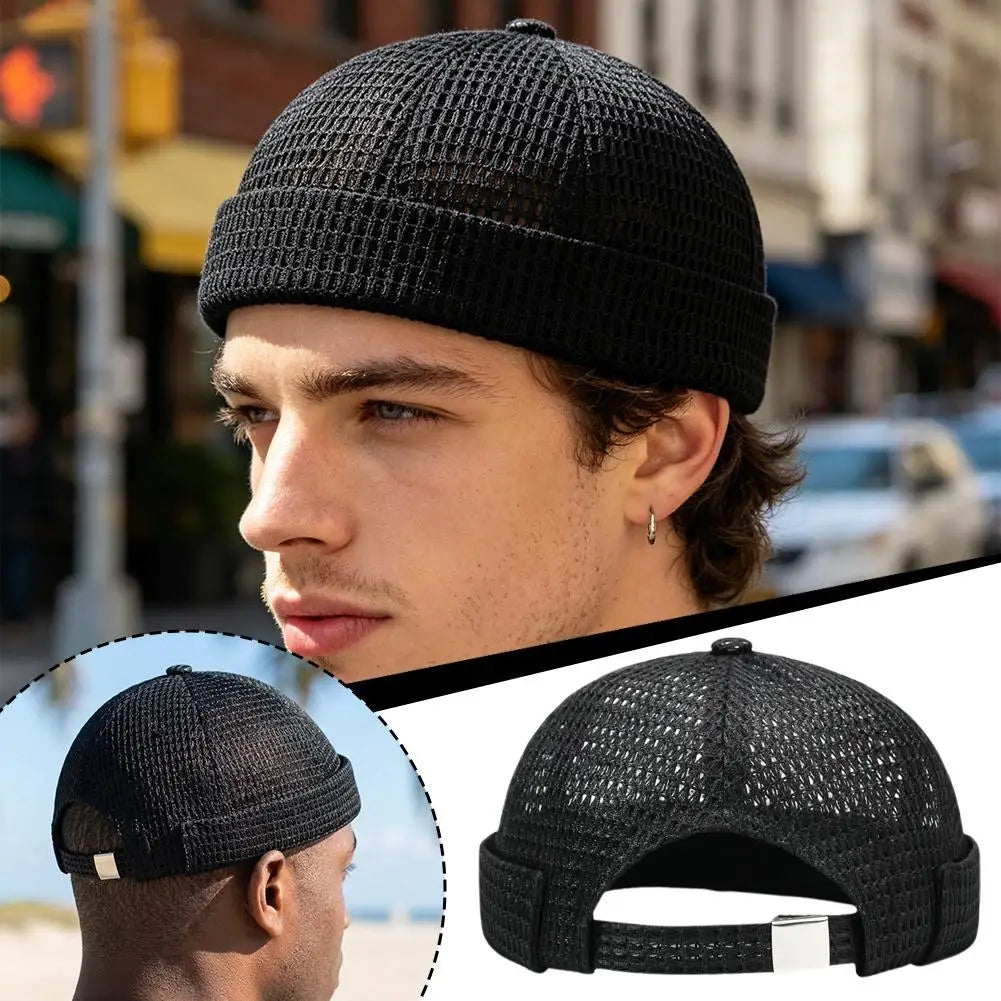 Summer Mesh Melon Skin Beanies