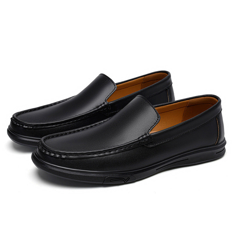 Men's Casual Leather Slip-On Loafers