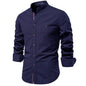 Mens Cotton Long Sleeve Casual Shirt