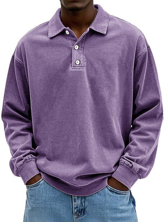 T-shirt with hood and distressed wash finish
