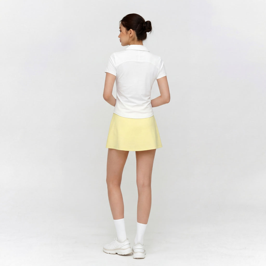 Womens Sports Polo Shirt Stretch Fabric Cooling Athletic Top