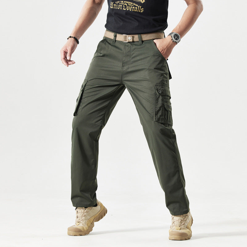 Mens Straight Leg Cargo Pants