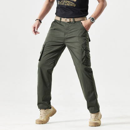 Mens Straight Leg Cargo Pants