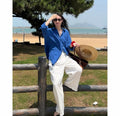 Linen Long Sleeve Shirt for Women