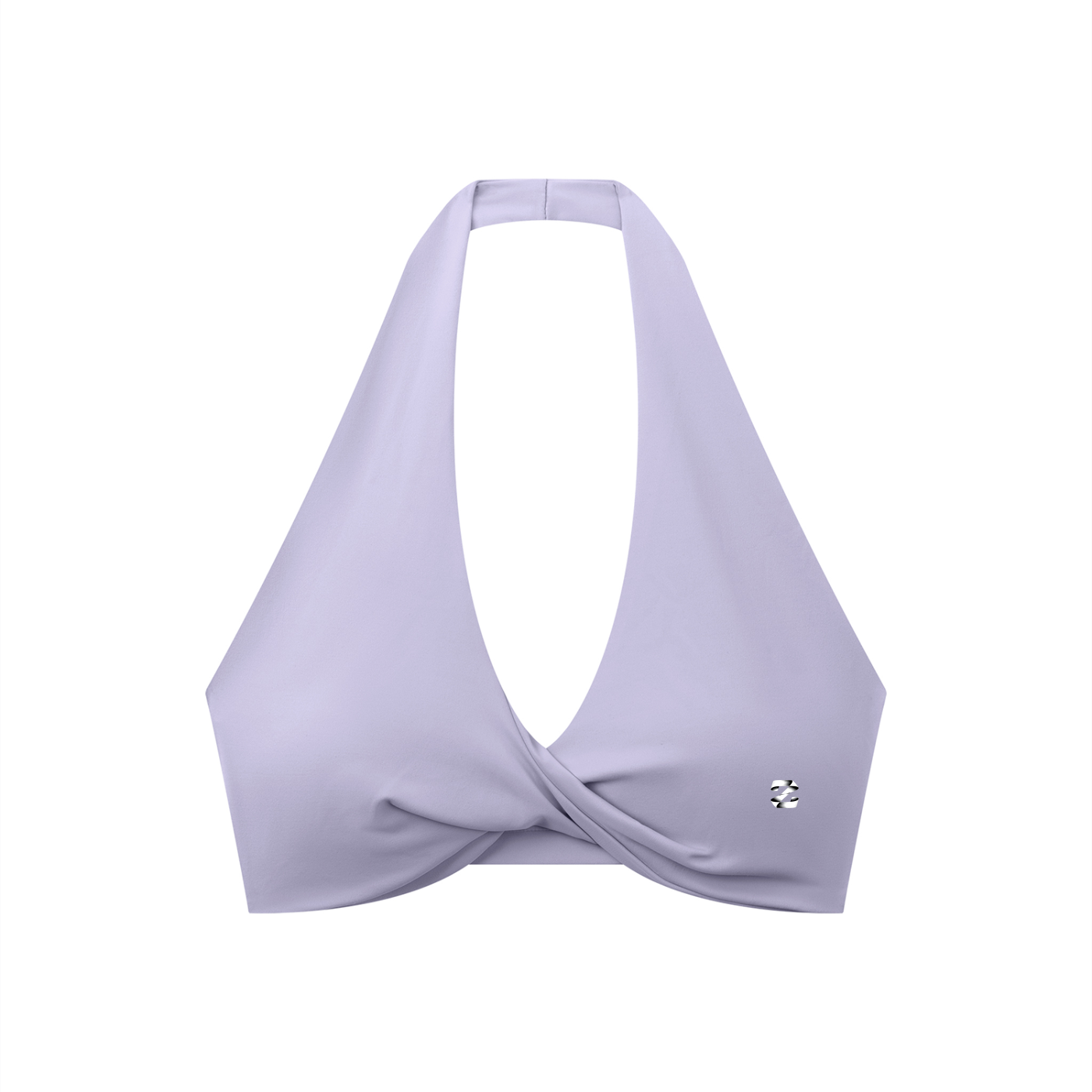 Women's Pleated Halter Sports Bra
