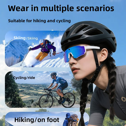 AI Photography Smart Glasses with Interchangeable Lenses