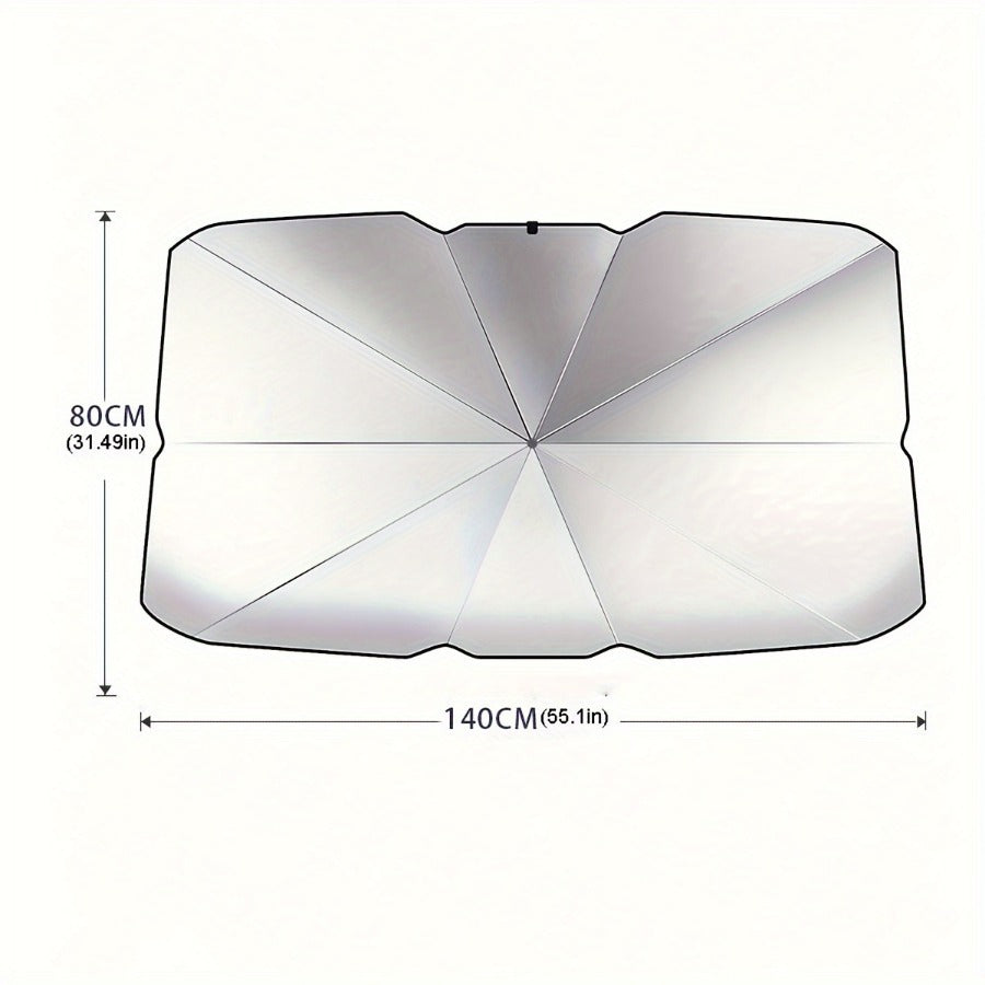Car Sunshade Universal Front Windshield UV Protection Heat Insulation