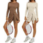 Long Sleeve Tennis Skirt Set