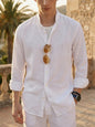 Linen old money style shirt