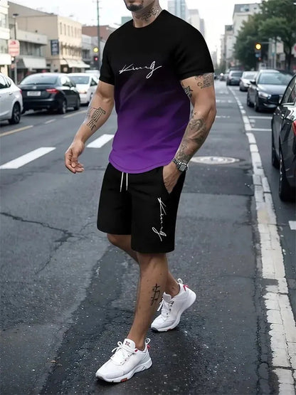 Casual sport short-sleeve T-shirt