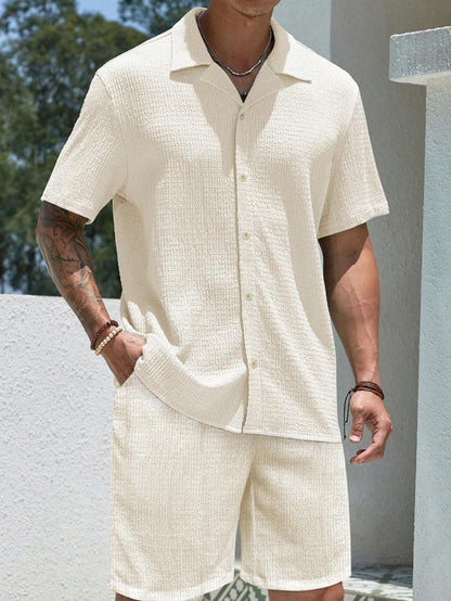 Mens Short Sleeve Casual Shirt