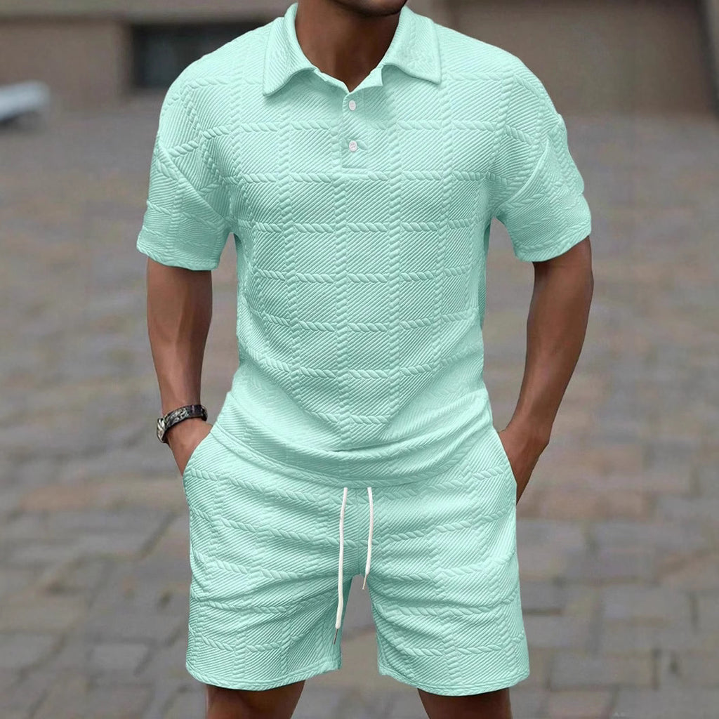 Men's Short-Sleeved Shorts Set Casual Summer Wear