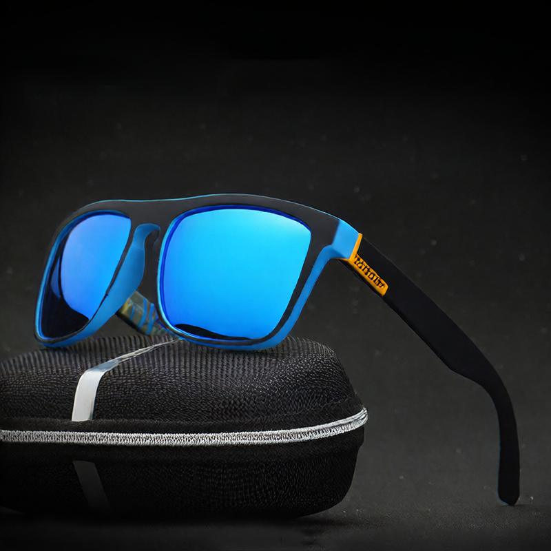 Polarized Square Frame Sunglasses for Men