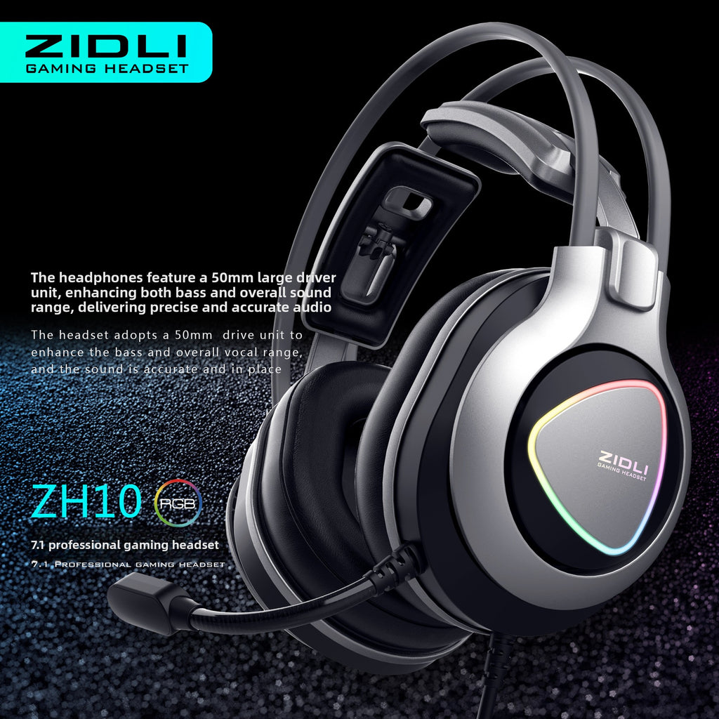 ZIDLI ZH10 Wired Gaming Headset with Microphone