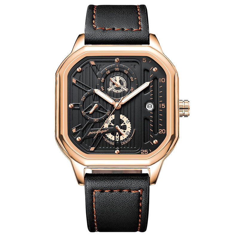 Multifunctional Waterproof Luminous Mens Watch