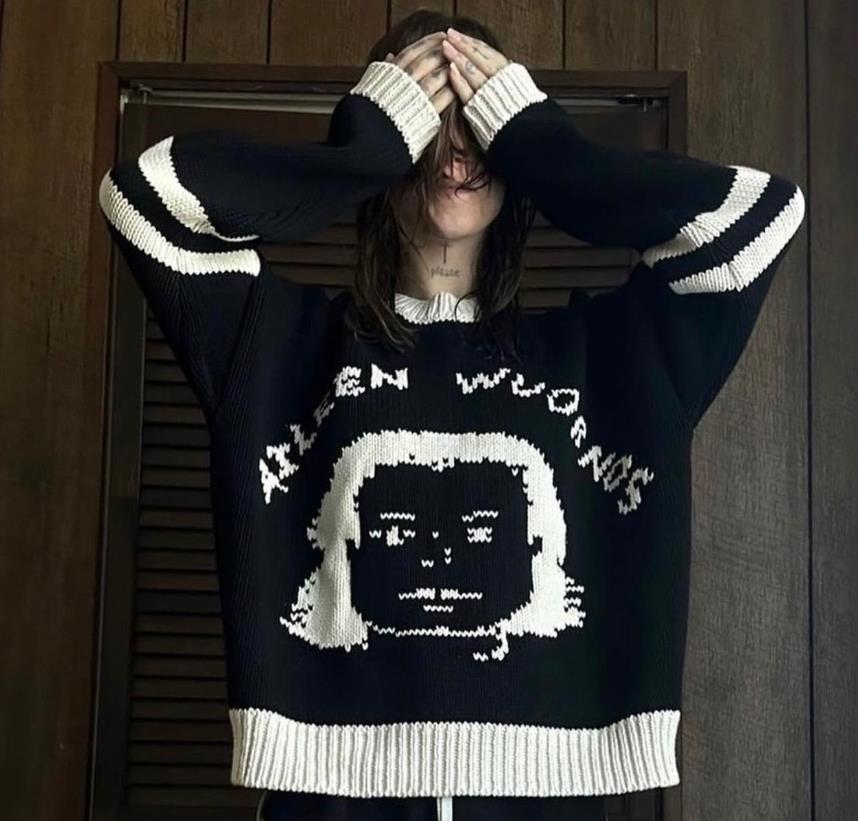 Slogan Print Hooded Sweatshirt