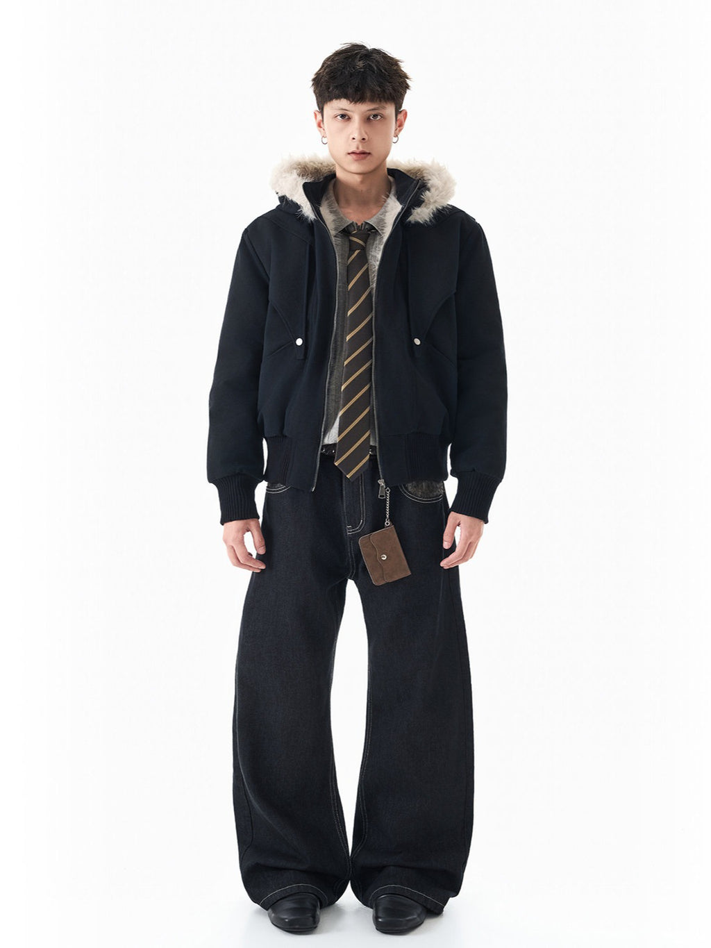 Heavyweight Cotton Canvas Jacket with Detachable Hood