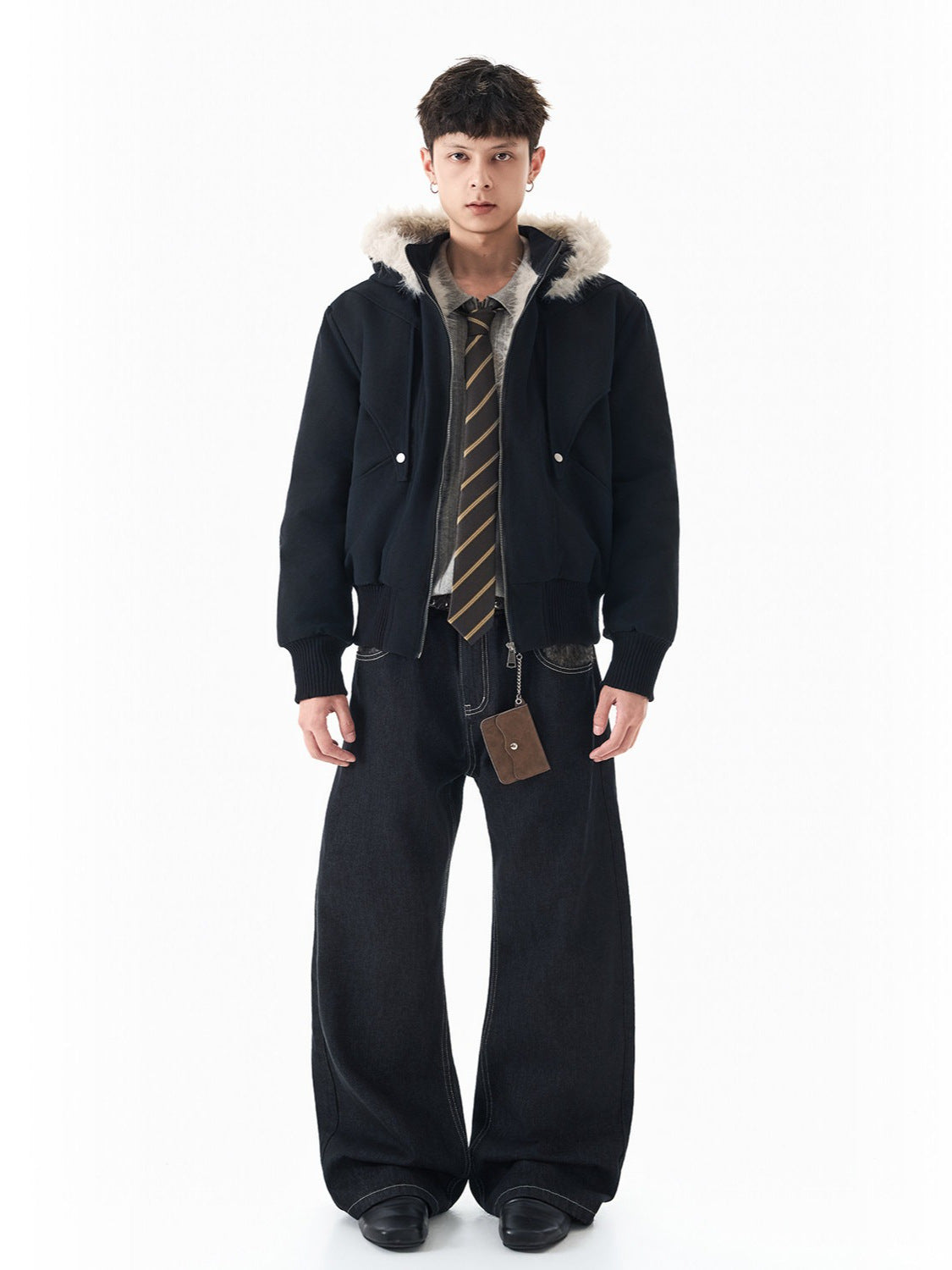 Heavyweight Cotton Canvas Jacket with Detachable Hood