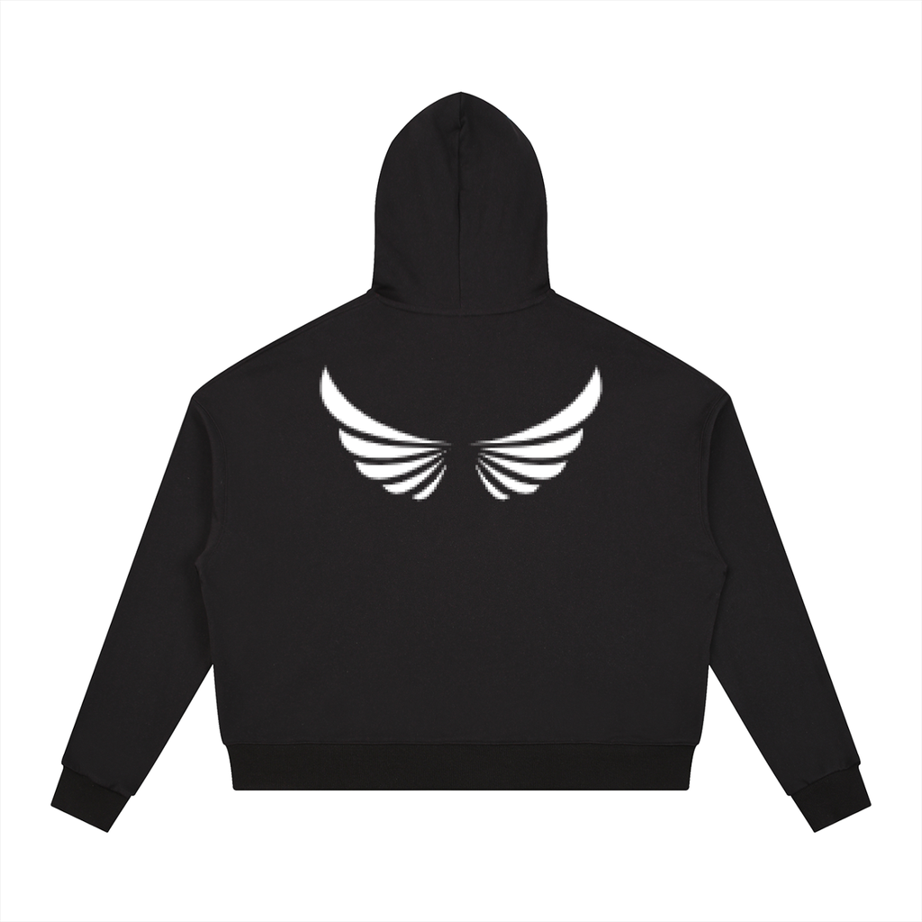 Contrast Drawstring Hoodie