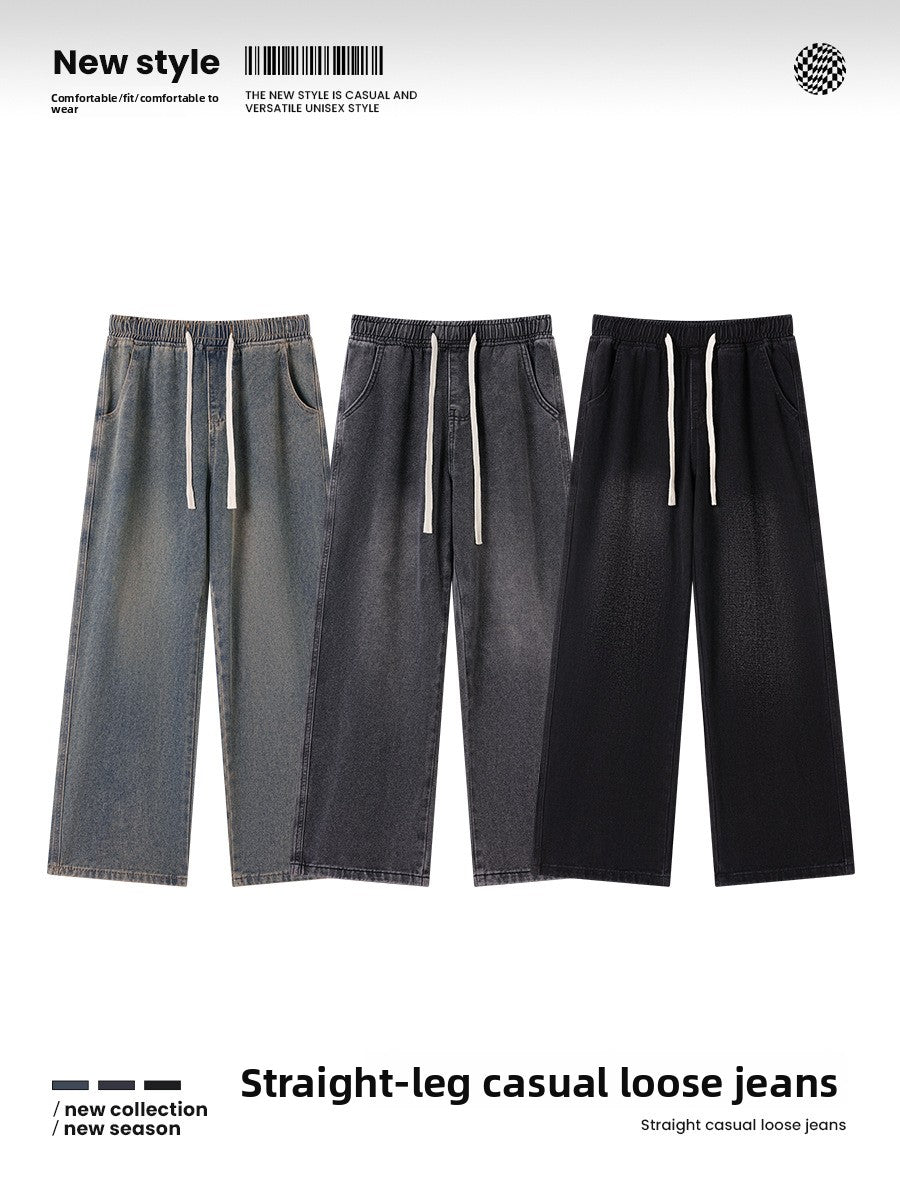 Men's Washed Jeans