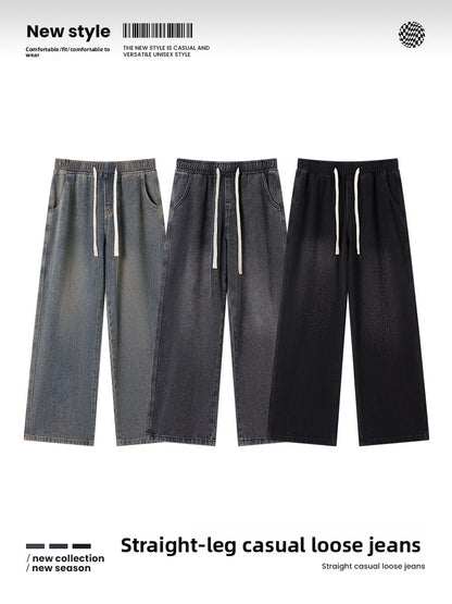 Men's Washed Jeans
