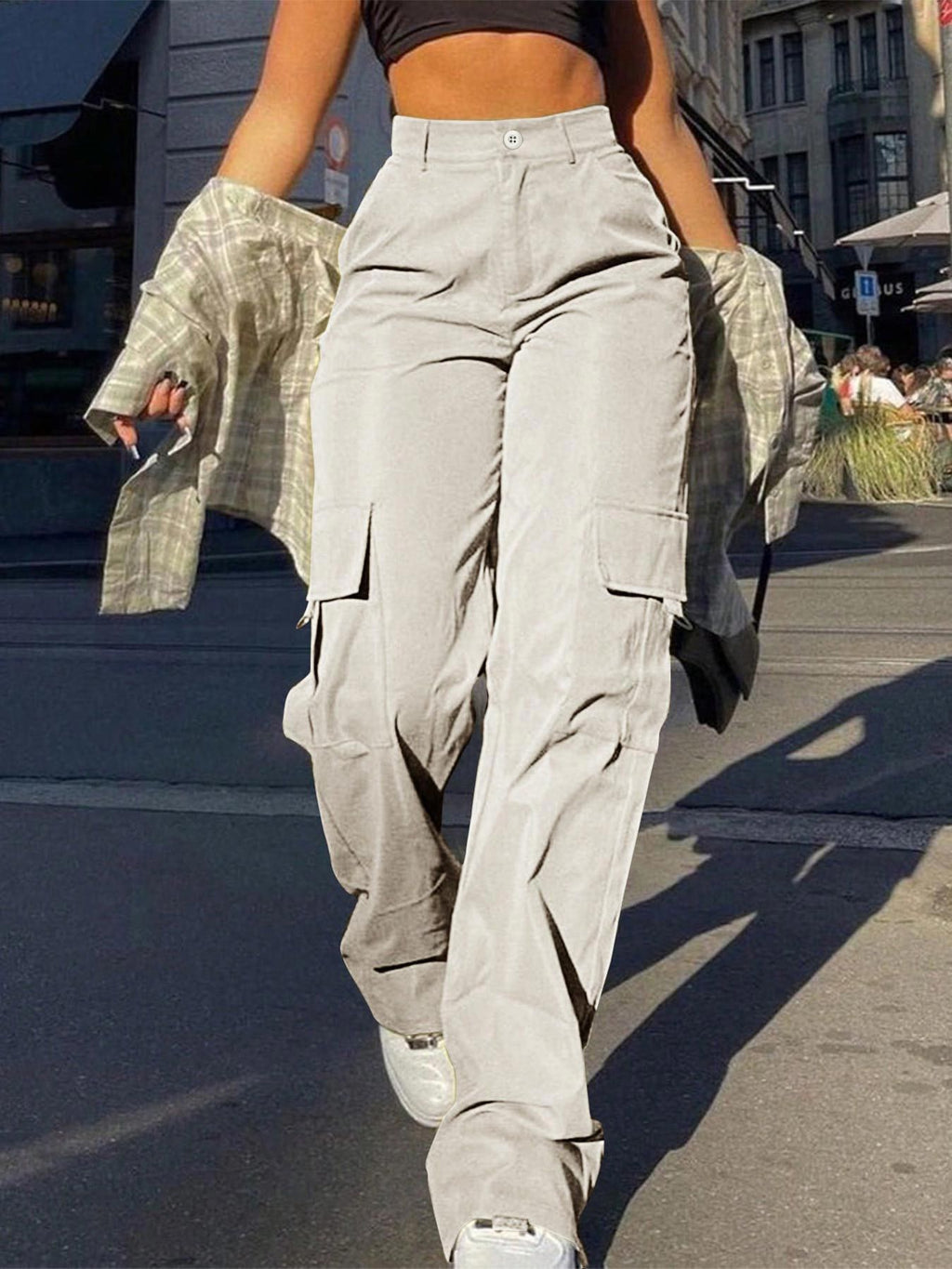 Women's Straight Leg Cargo Pants